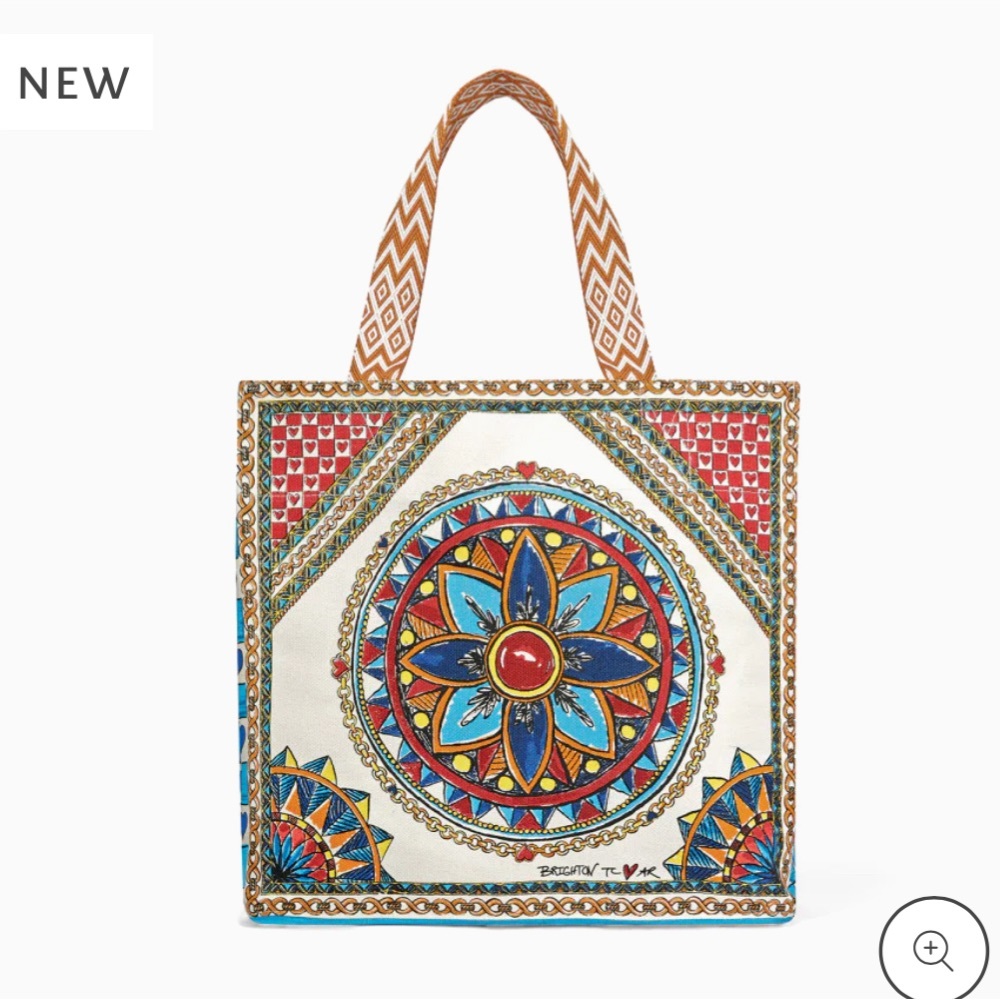 Brighton Believe in Love Canvas Tote Bag